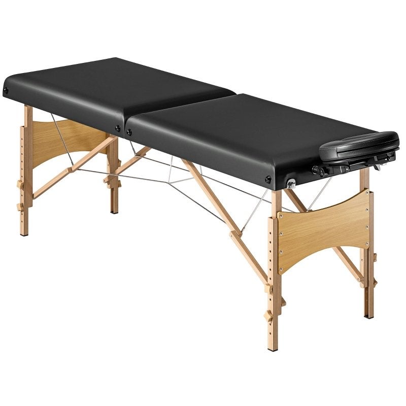 Inklapbaar massagebed met hoes, Sport en Fitness, Massageproducten, Ophalen, Gebruikt, Massagetafel
