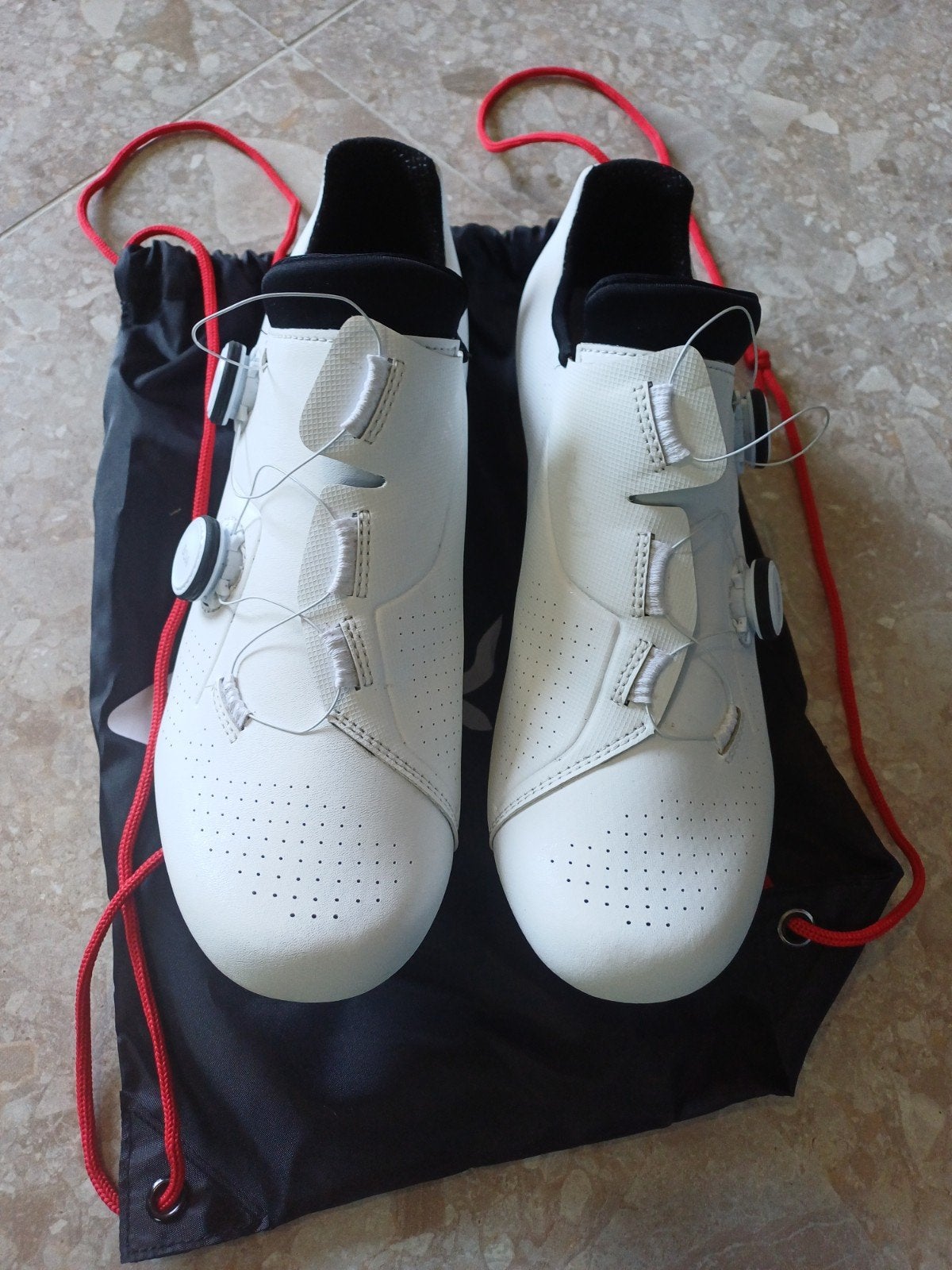 Ekoi R4 carbon wit maat 47, Sport en Fitness, Wielrennen, Ophalen of Verzenden, Zo goed als nieuw