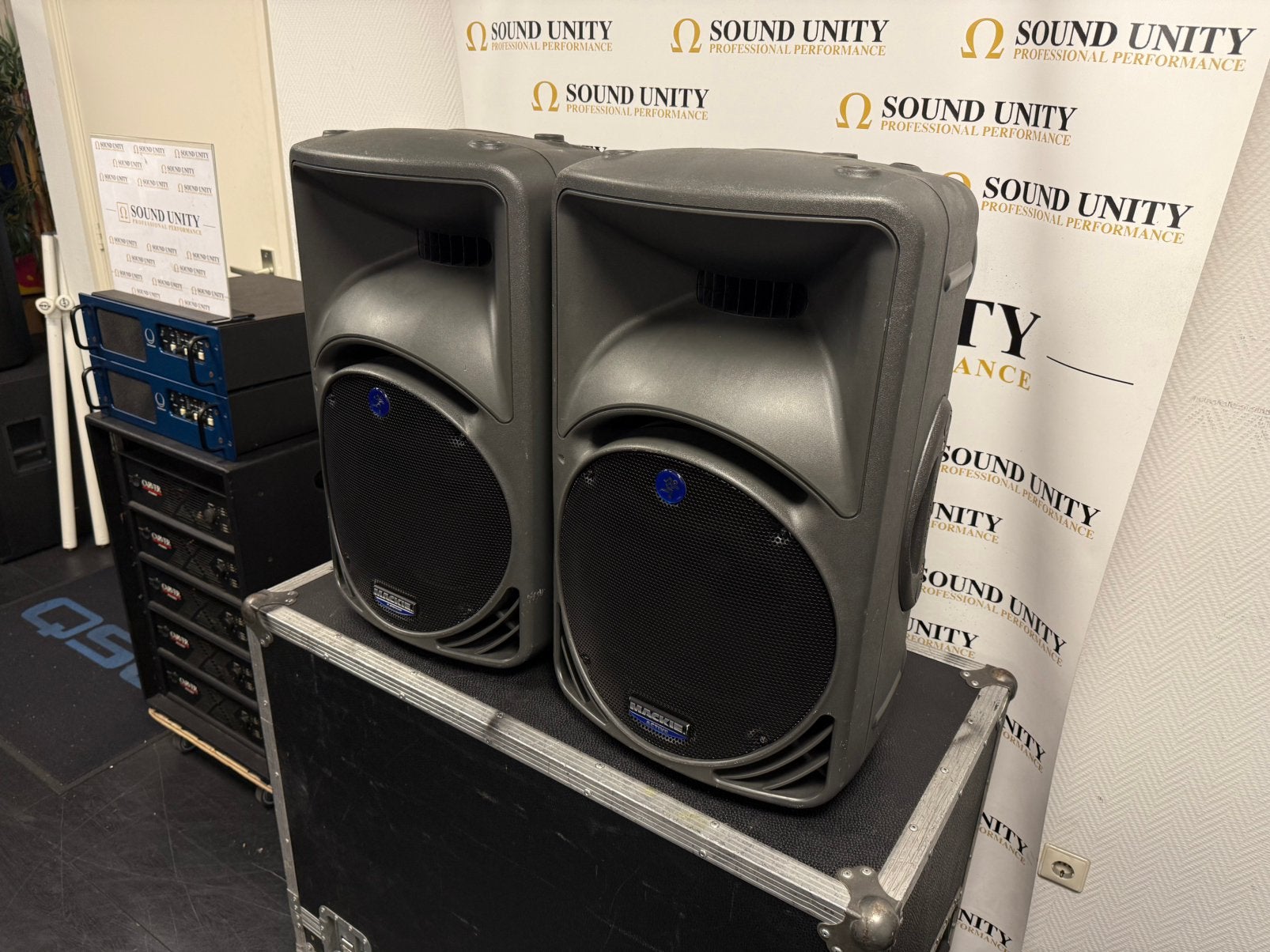 Mackie SRM450 V1 - actieve PA speakers, Ophalen, Zo goed als nieuw, Overige merken