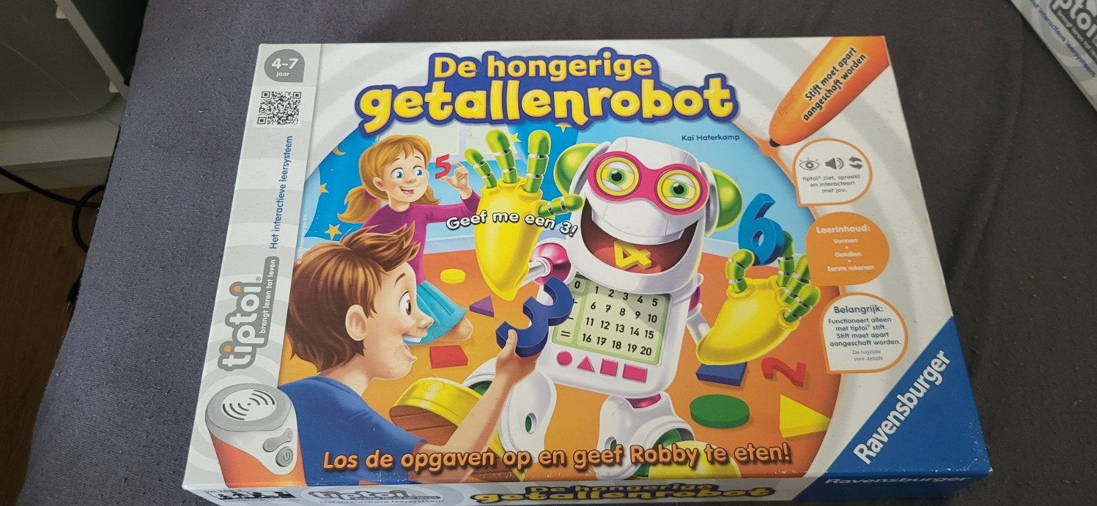 Tiptoi De Hongerige Getallenrobot Ravensburger, Ophalen of Verzenden, Zo goed als nieuw, Rekenen, Met geluid