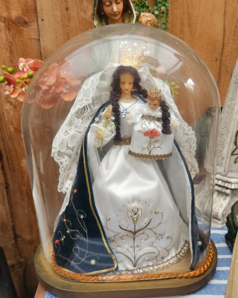 Stolp met Maria beeld, Antiek en Kunst, Ophalen of Verzenden