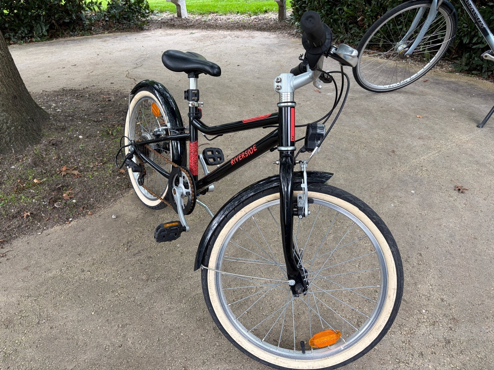 Riverside kinderfiets 20 inch - Zwart, Fietsen en Brommers, Ophalen, Gebruikt, Velgrem, 16 tot 20 inch