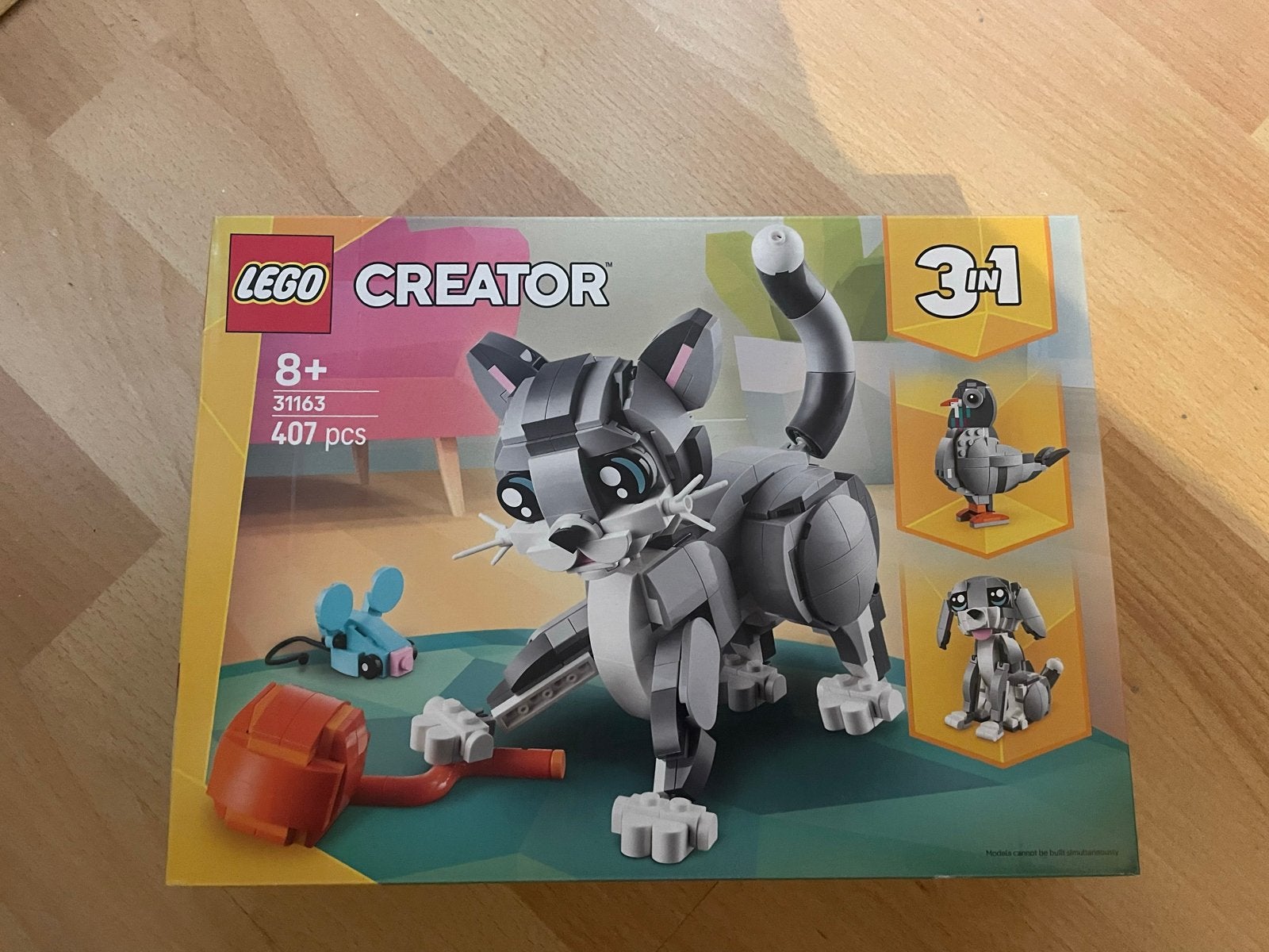 LEGO Creator 31163 Kat en muis 3-in-1set, nieuw, Lego, Nieuw, Ophalen of Verzenden, Compleet