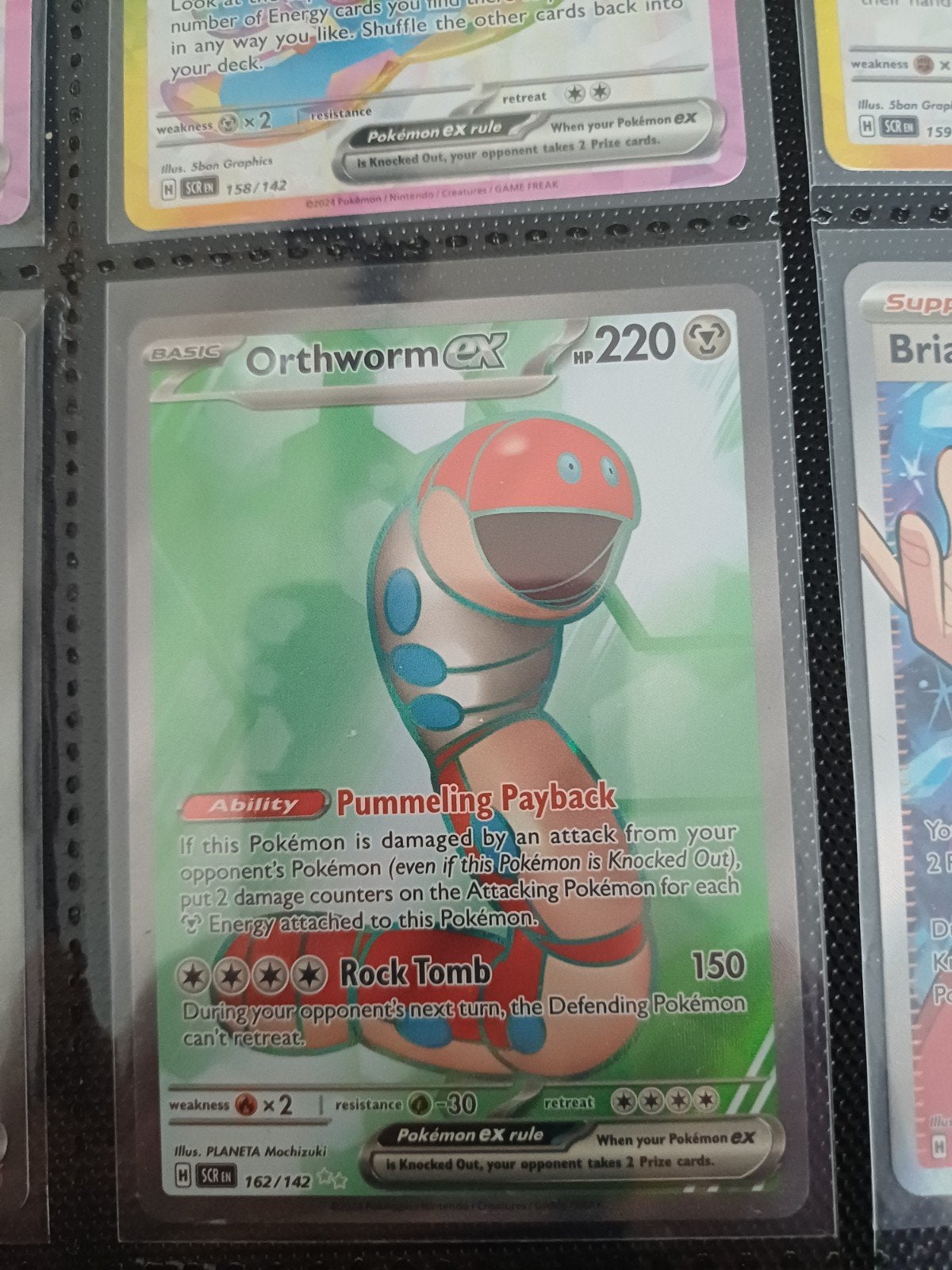 Orthworm ex (SCR 162)Stellar Crown

Pokemon, Ophalen of Verzenden, Zo goed als nieuw