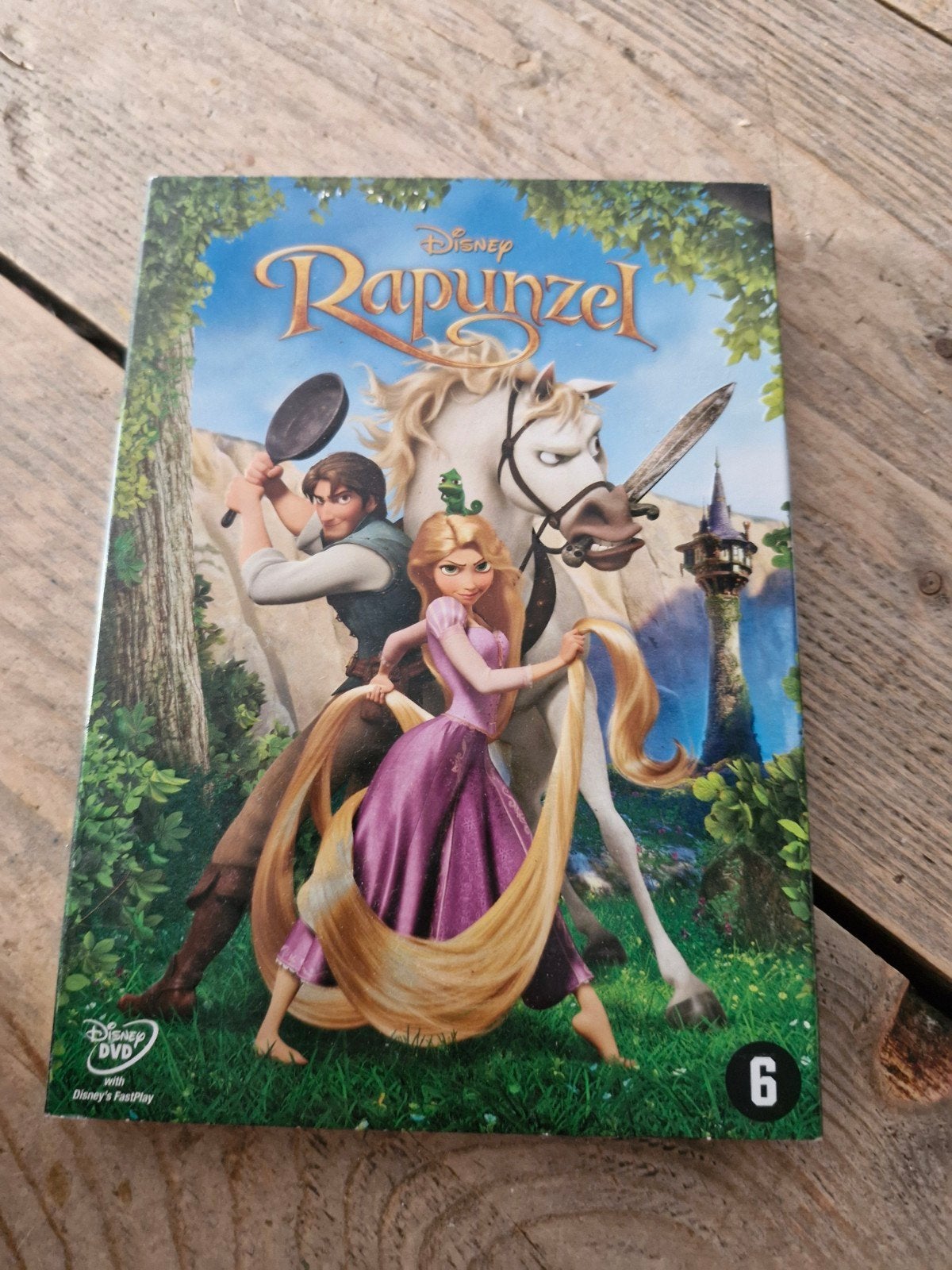 Disney Rapunzel DVD, Animatie, Alle leeftijden, Nederlands, Inclusief doosje