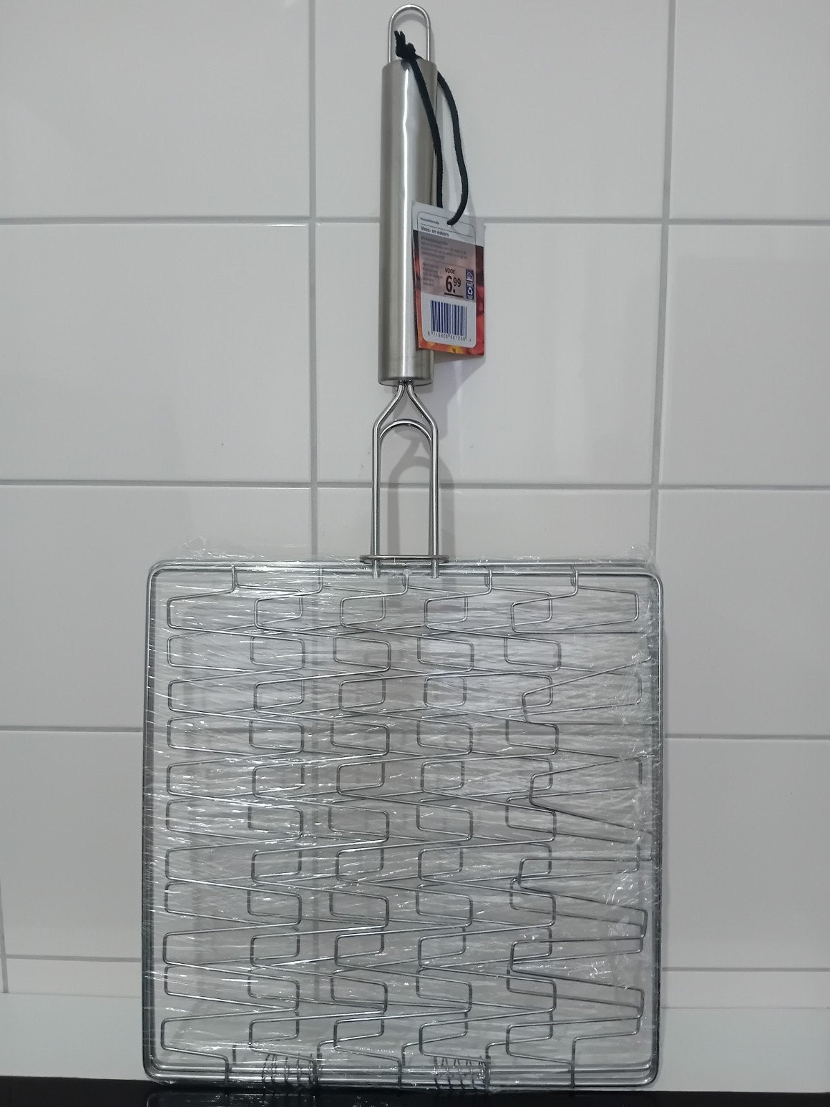 RVS Visklem/Vleesklem/voor barbecue. Nieuw, Ophalen, Nieuw, BBQ Barbecues