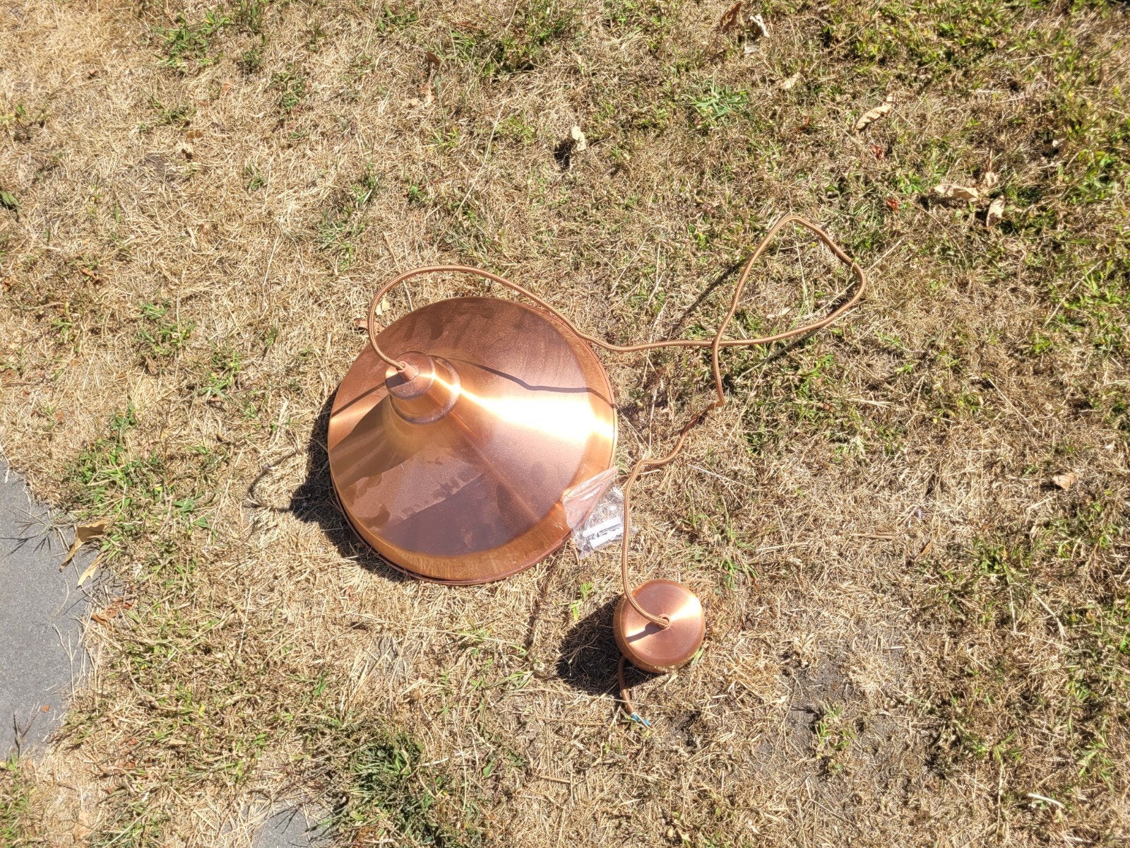 Koperen hanglamp, Ophalen, Modern, Industrieel, Nieuw, E27 (groot)