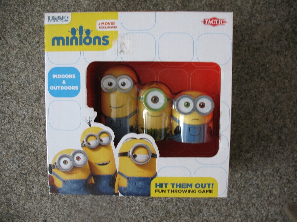 Minions Gooi- en Kegelspel - Binnen en Buiten Plezier, Ophalen of Verzenden, Nieuw