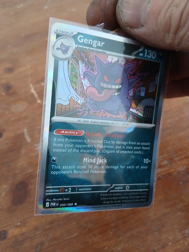 Gengar 050/088, Ophalen of Verzenden, Zo goed als nieuw