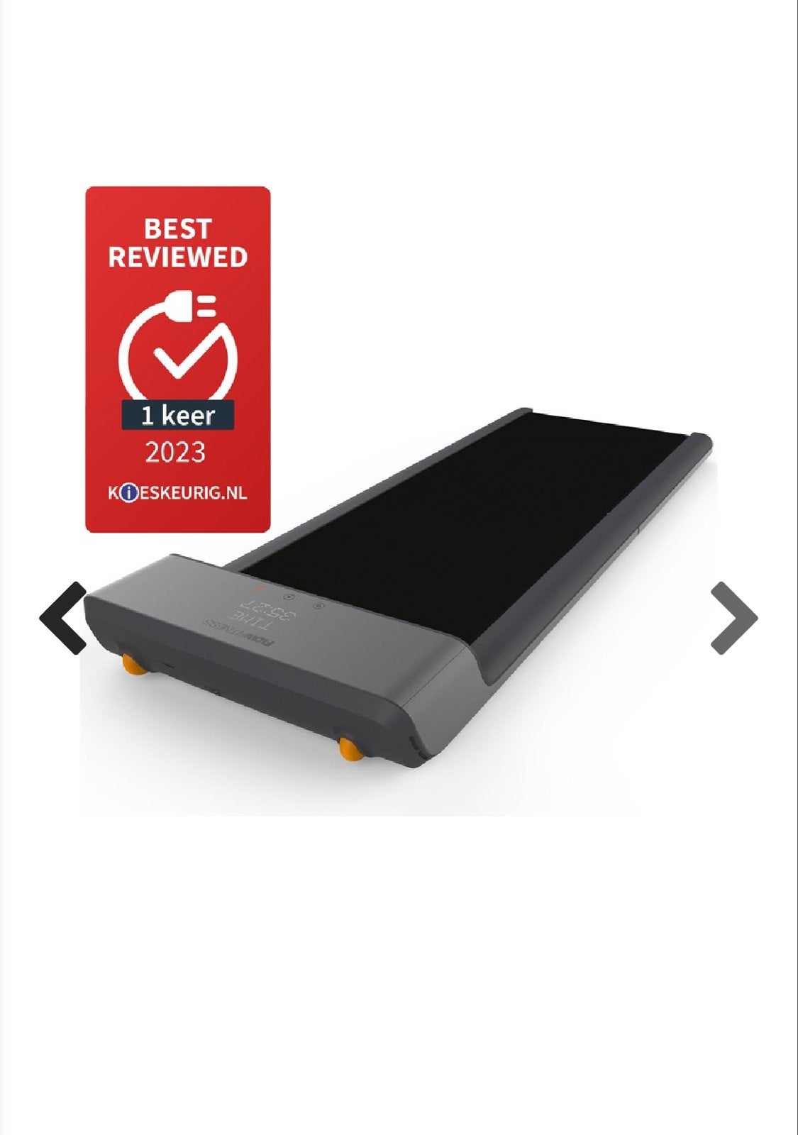 Flow Fitness Walker DTM100i Loopband - Compact en Opvouwbaar, Sport en Fitness, Fitnessapparatuur, Ophalen, Zo goed als nieuw