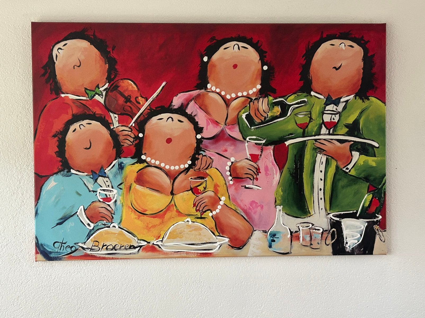 Schilderij Theo Broeren 120 bij 80cm, Ophalen