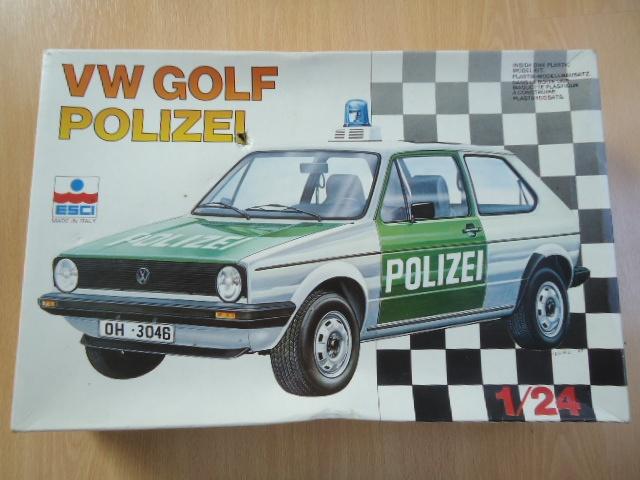 VW Golf Polizei, ESCI 3032 bouwdoos, Hobby en Vrije tijd, Modelbouw | Auto's en Voertuigen, Overige merken, Auto, Groter dan 1:32