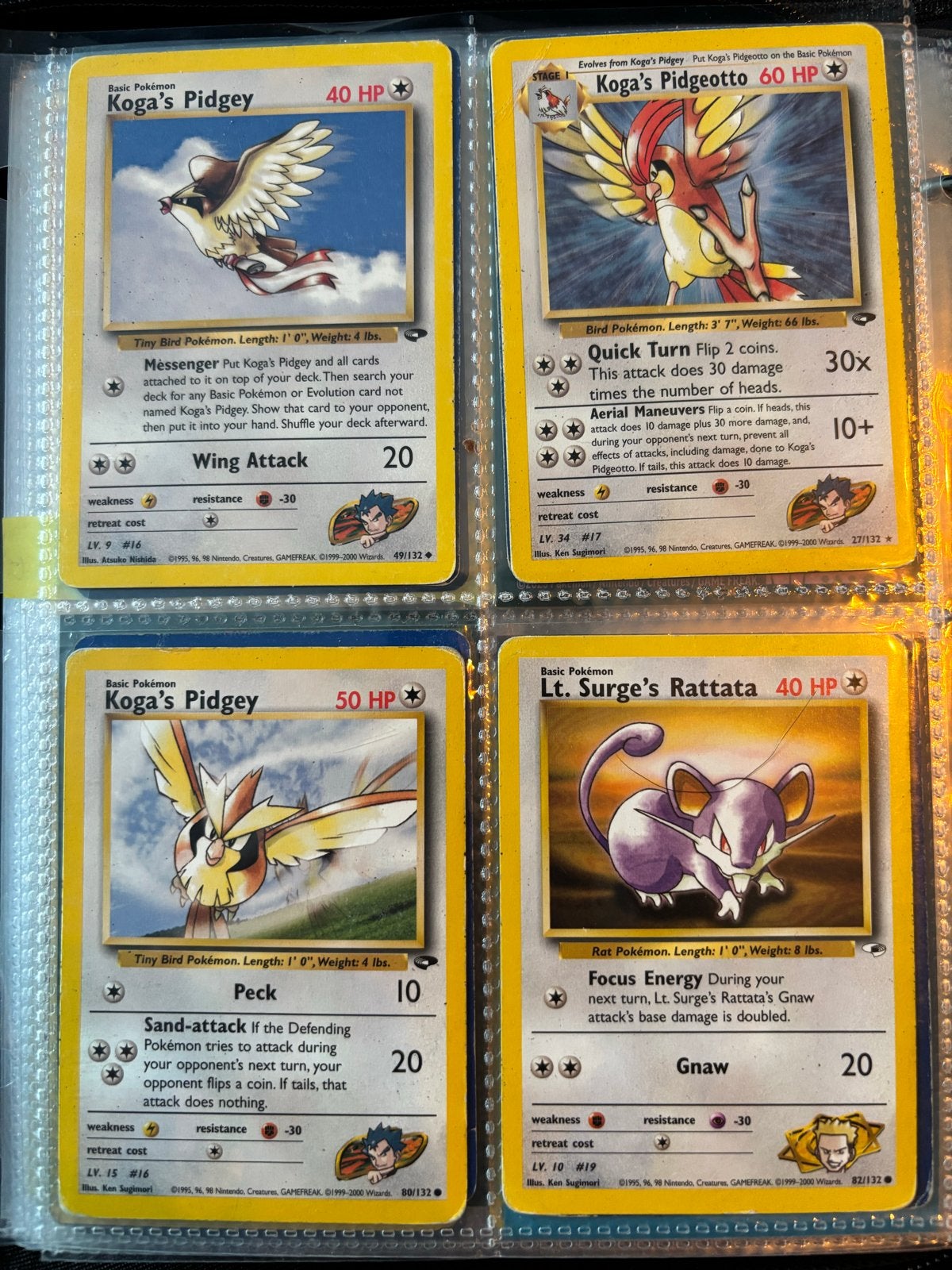 Gym Heroes Vintage Pokémon kaarten Wizards of the Coast ENG, Ophalen, Gebruikt, Meerdere kaarten