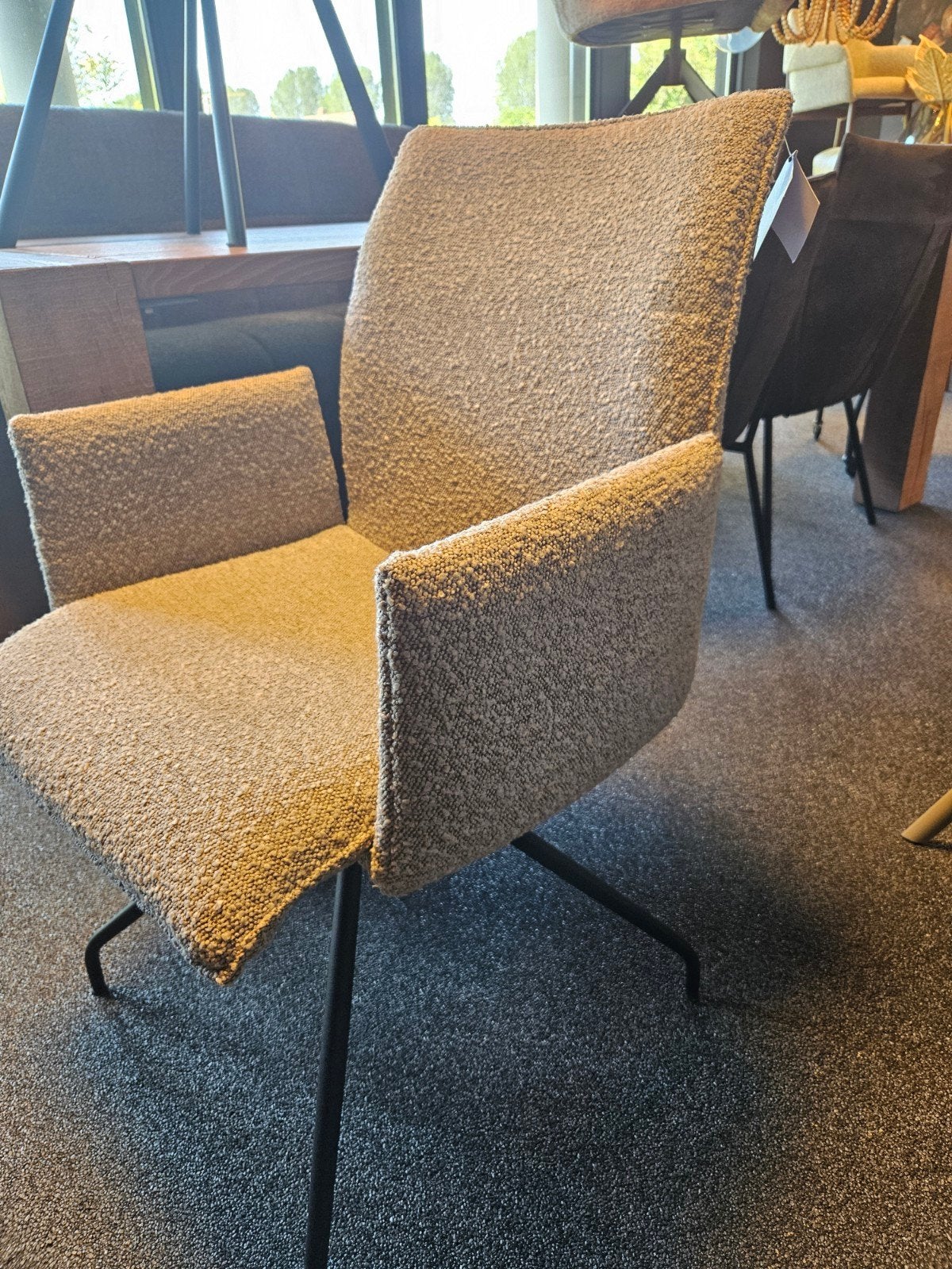 stoel Looq draaipoot memory h.e. desig, Overige kleuren, Verzenden, Nieuw, Stof
