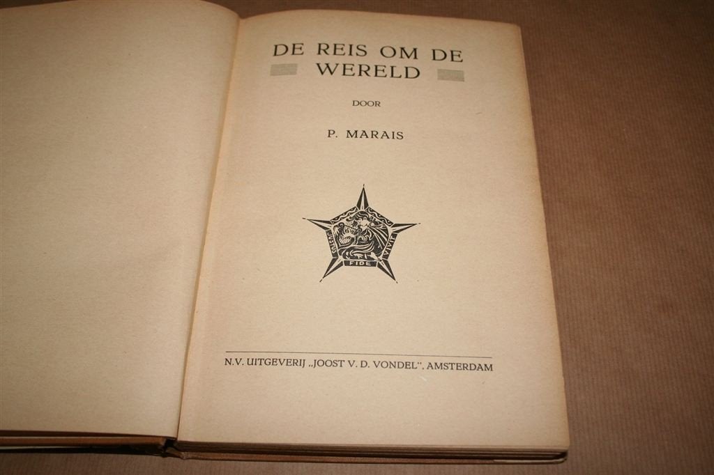 De reis om de wereld — P. Marais — Zeldzaam exemplaar, Ophalen of Verzenden, Zo goed als nieuw, Europa