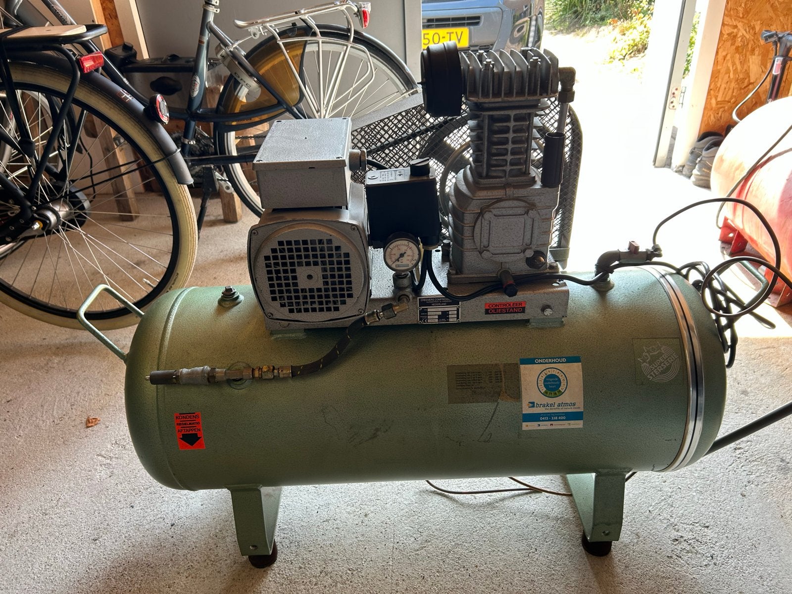 Creemers Compressor Super Sterserie - Goede staat, Ophalen, Gebruikt, 200 tot 400 liter/min, 10 bar of meer
