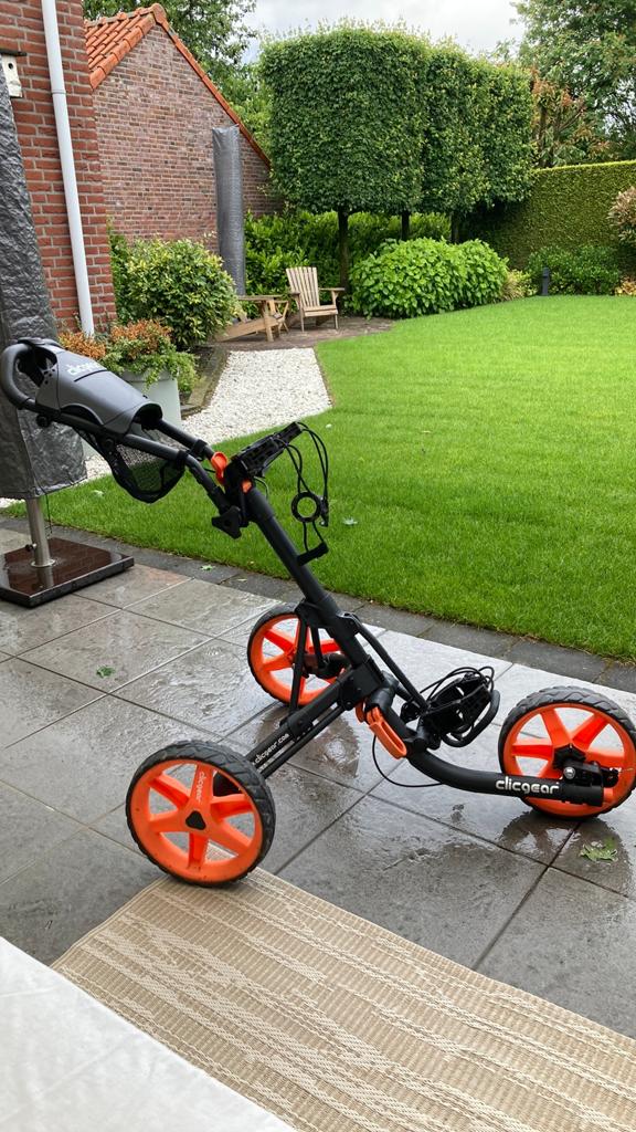 Golfkar, Sport en Fitness, Golf, Ophalen of Verzenden, Zo goed als nieuw, Golfkar