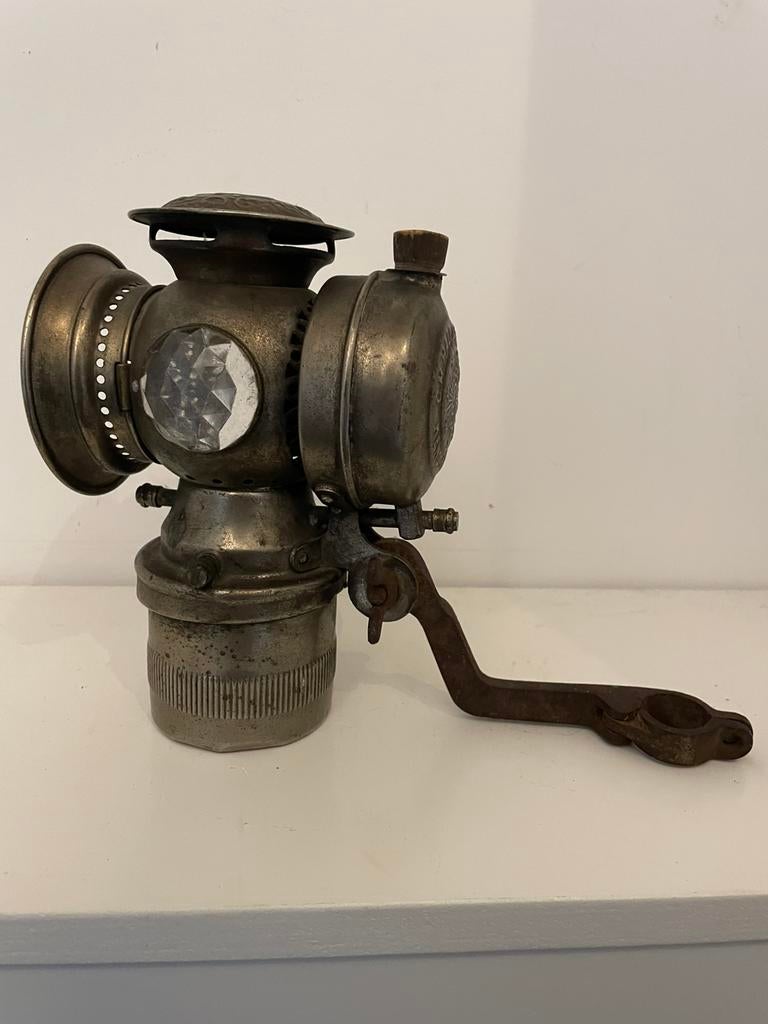 Antieke fietslamp | Solar | C.M. Hall Co Wisconsin | 1896, Ophalen of Verzenden