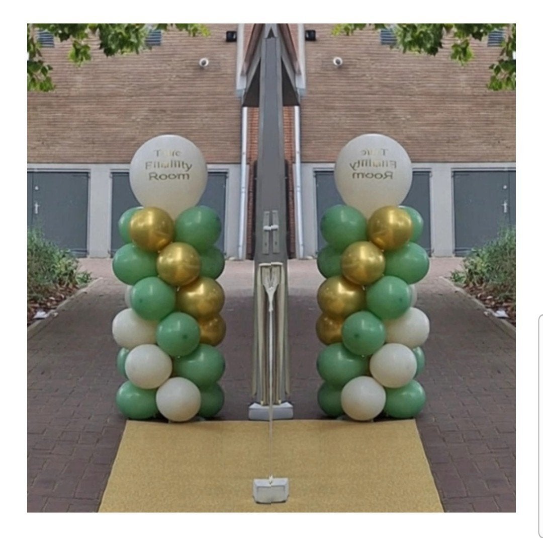 Te huur! 2 ballonnenpilaren voor €50, Hobby en Vrije tijd, Ophalen, Zo goed als nieuw, Geboorte of Huwelijk