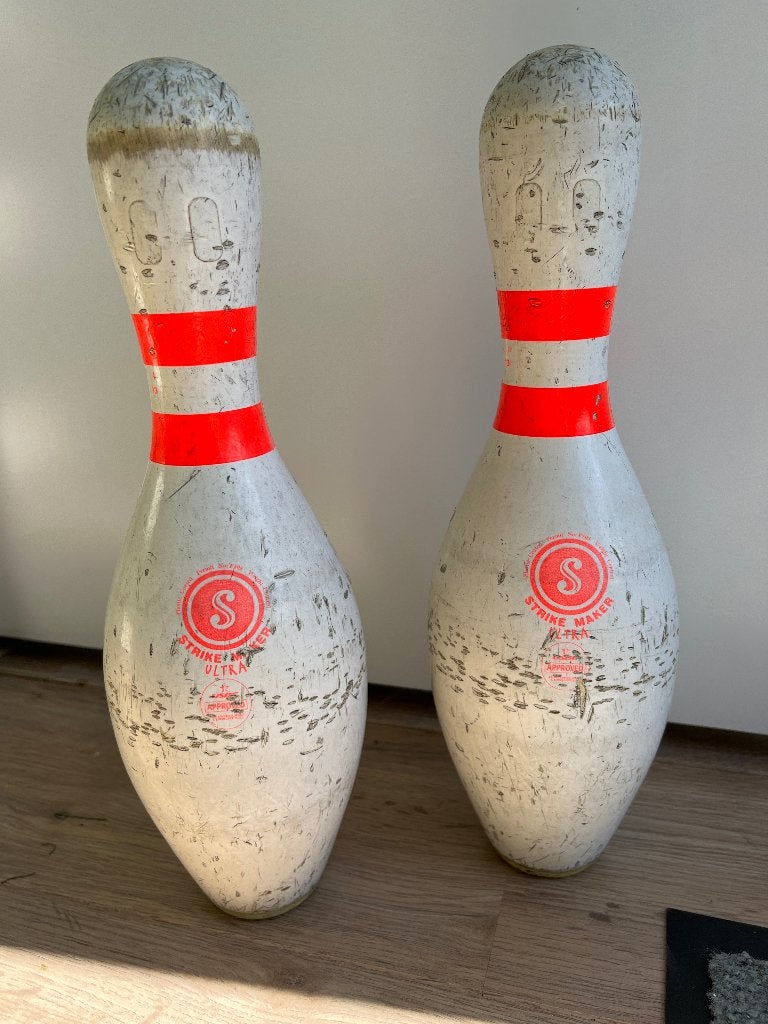 Bowling pins (2 stuks), Sport en Fitness, Bowlen, Ophalen, Bal