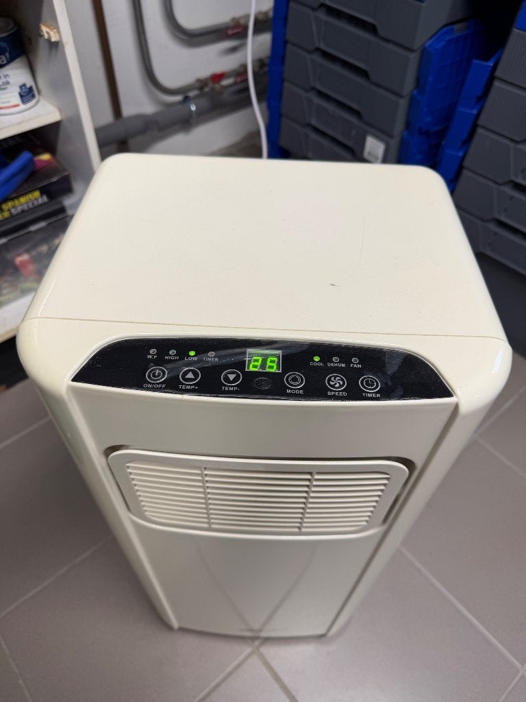 Eurom pac 9 airco, Ophalen, Gebruikt, Minder dan 60 m³, Timer