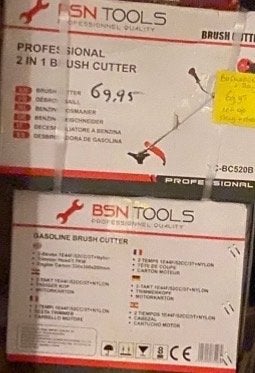 BSN TOOLS 2-in-1 Benzine Bosmaaier, Tuin en Terras, Ophalen of Verzenden, Nieuw, 30 tot 50 cm, Benzine