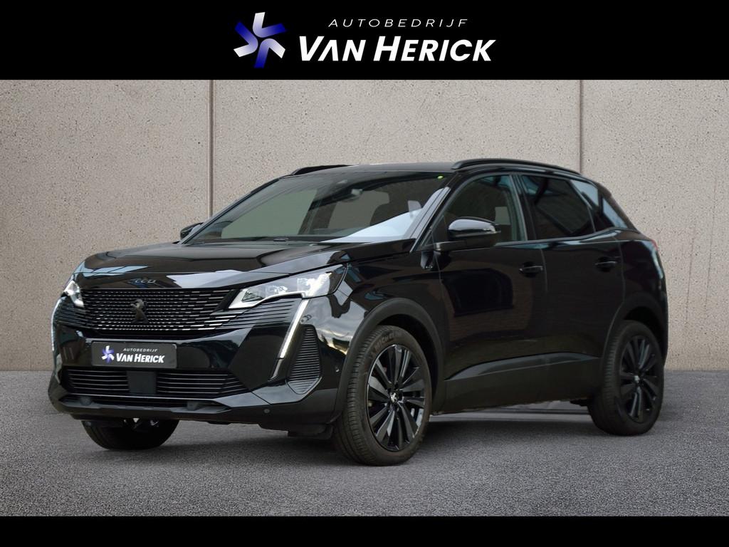 Peugeot 3008 1.2 PureTech GT 130PK Automaat | Black Pack | A, Gebruikt, 1199 cc, Zwart, Origineel Nederlands