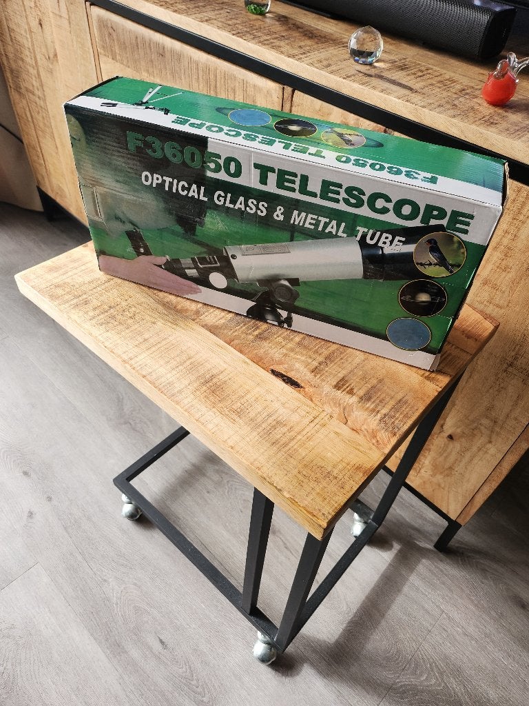 Nieuwe F36050 Telescoop met Statief - Ideaal voor Beginners, Lenzentelescoop (refractor), Ophalen of Verzenden, Minder dan 80 mm