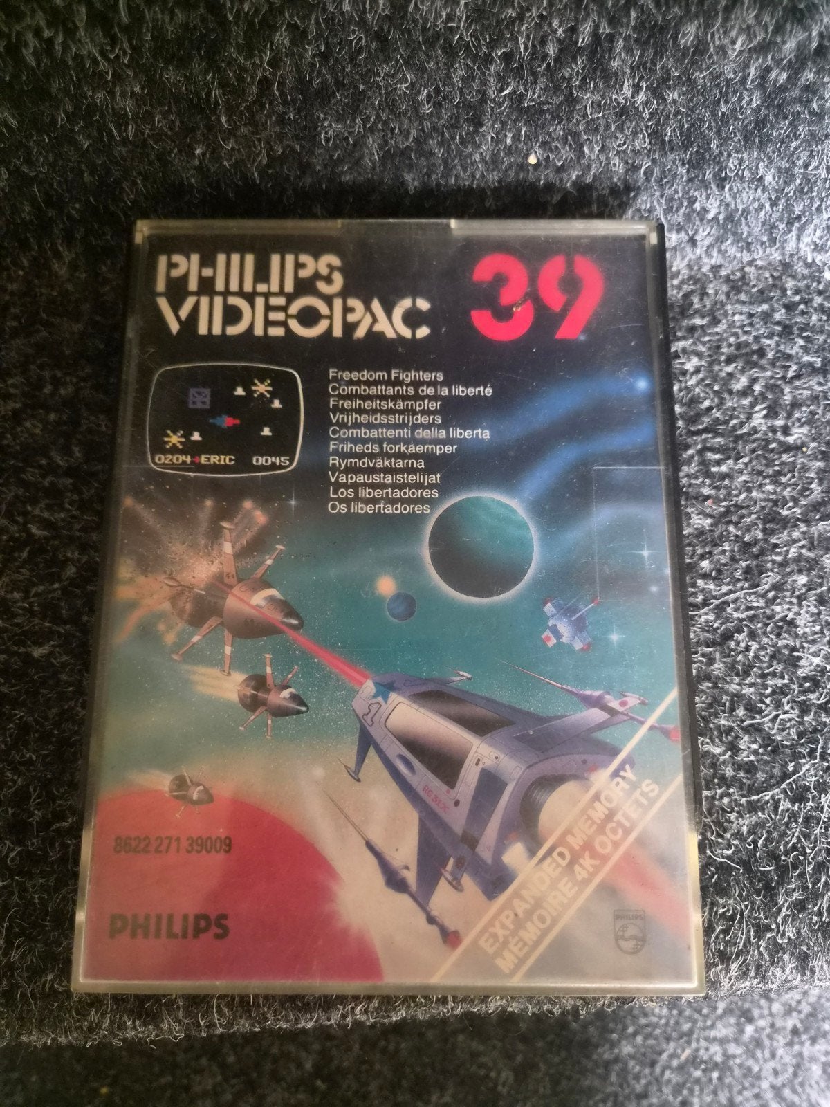 Philips Videopac 39: Freedom Fighters (Vintage Game), Spelcomputers en Games, Gebruikt, Shooter, 1 speler, Ophalen of Verzenden