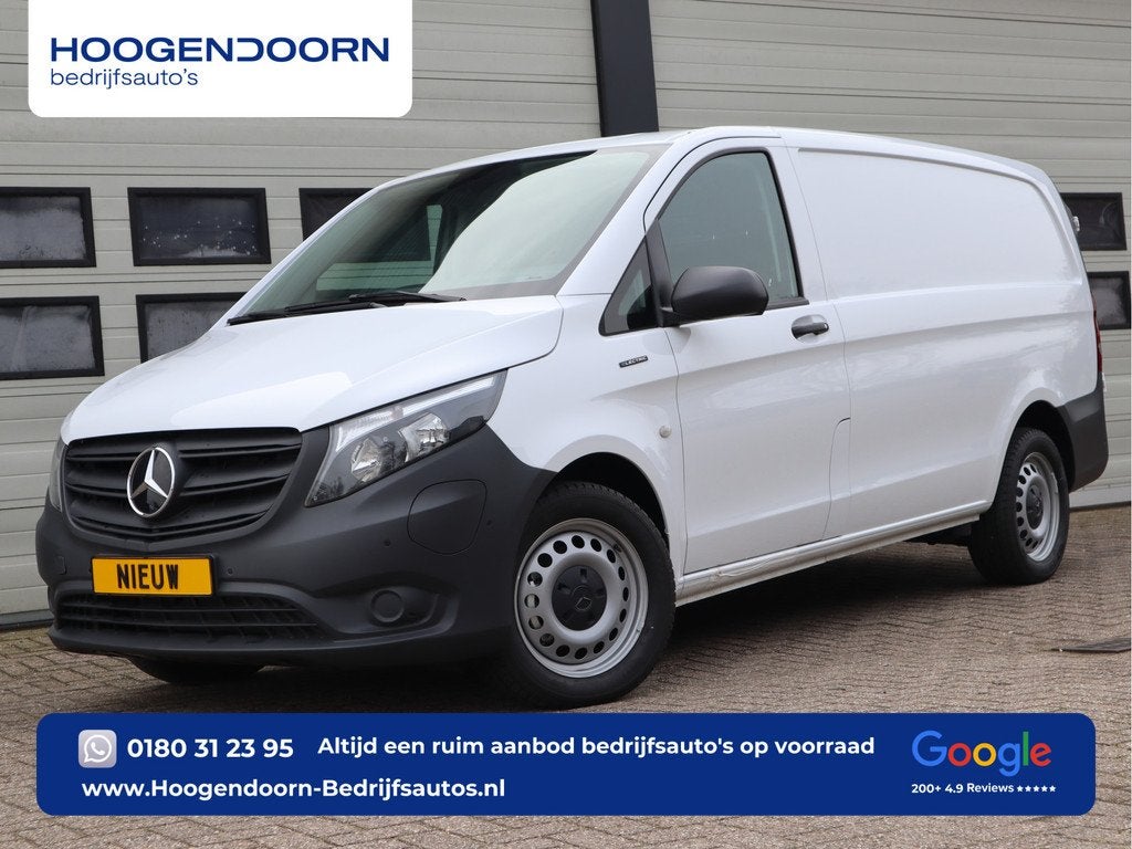 Mercedes-Benz eVito 66 kWh 261 km WLTP Snelladen - L2 Lang -, Auto's, Bestelauto's, Stof, Gebruikt, 116 pk, Wit