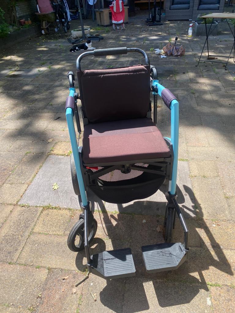Rolstoel Rollz motion, Diversen, Ophalen, Inklapbaar, Zo goed als nieuw, Duwrolstoel