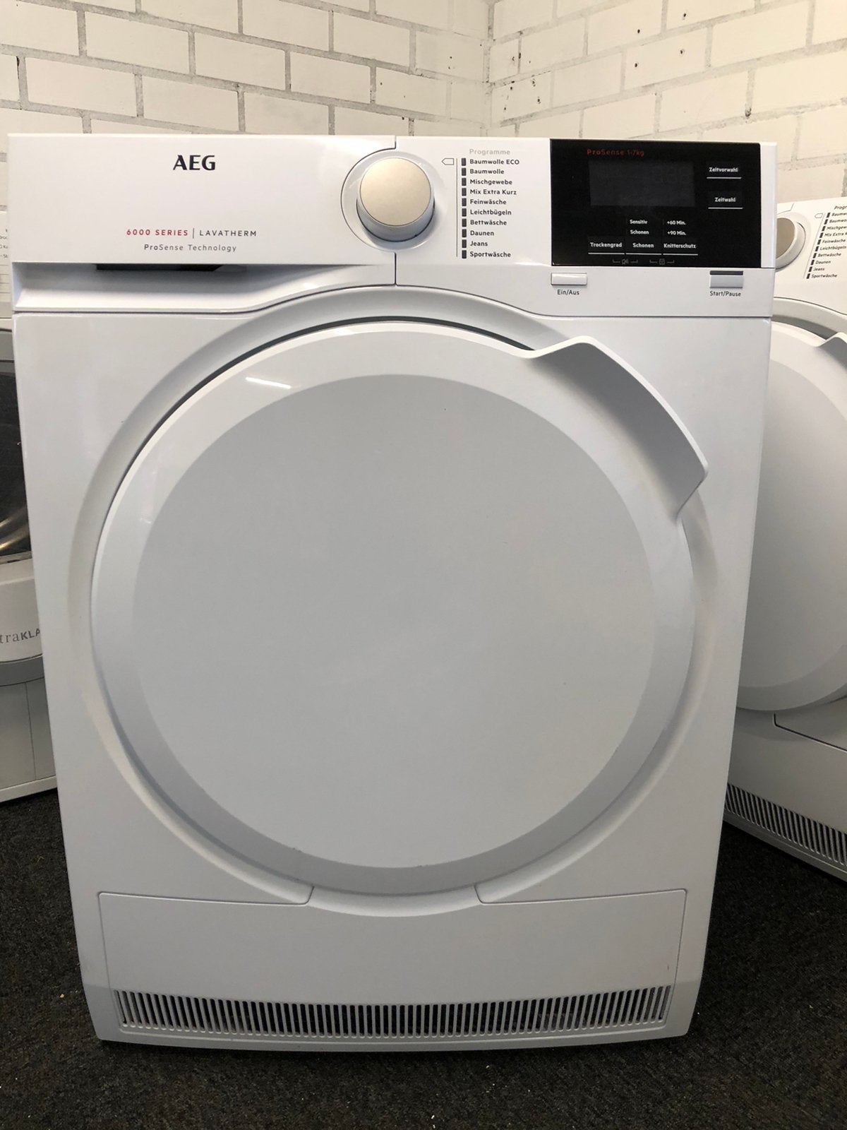 €259 AEG Lavatherm 6000 condensdroger MET GARANTIE, Ophalen, 6 tot 8 kg, Minder dan 85 cm, Zo goed als nieuw