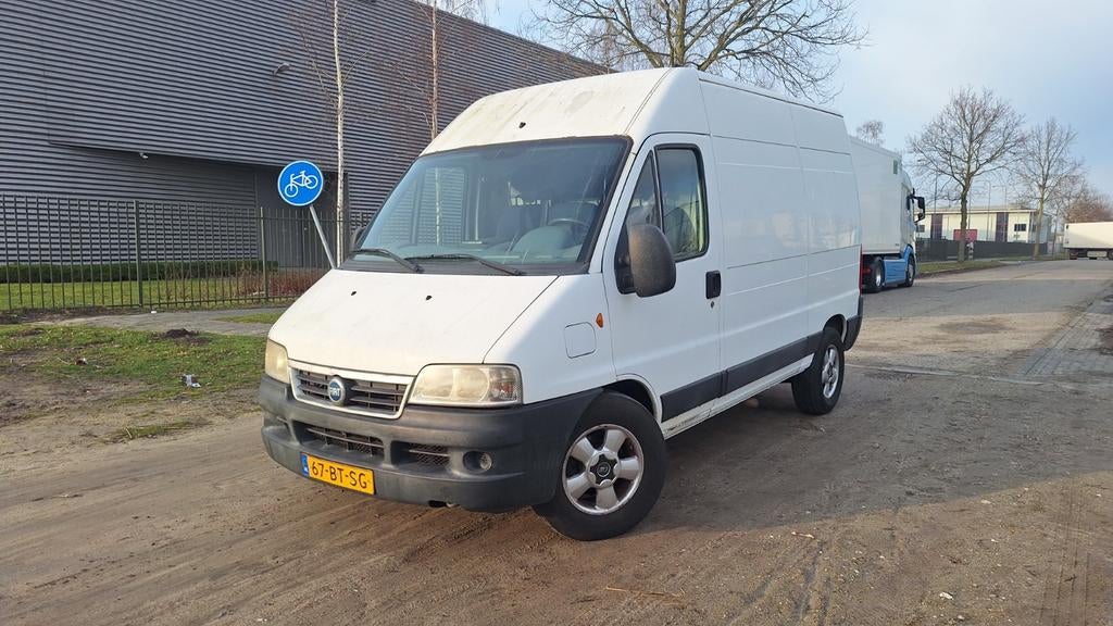Fiat Ducato 18 2.8 JTD MH 2005 Airco!, 4 cilinders, Wit, Origineel Nederlands, Vierwielaandrijving