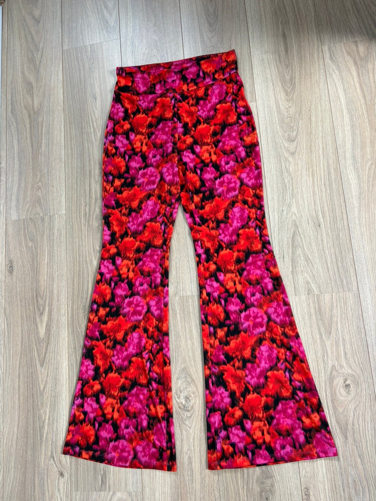 Gave flared broek - Shoeby - maat L/40, Maat 38/40 (M), Ophalen of Verzenden, Zo goed als nieuw, Roze