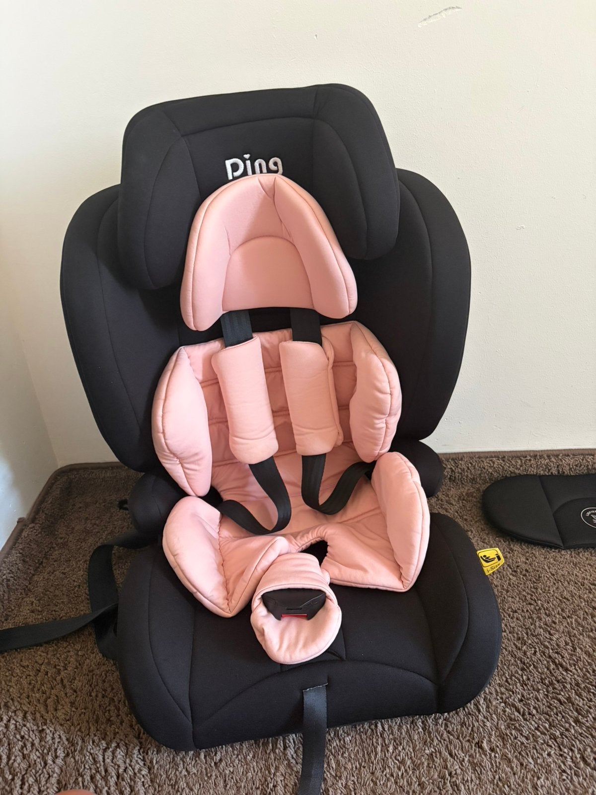 zgan autostoel van het merk ding, Kinderen en Baby's, Autostoeltjes, 15 t/m 36 kg, Verstelbare rugleuning, Zo goed als nieuw, Isofix
