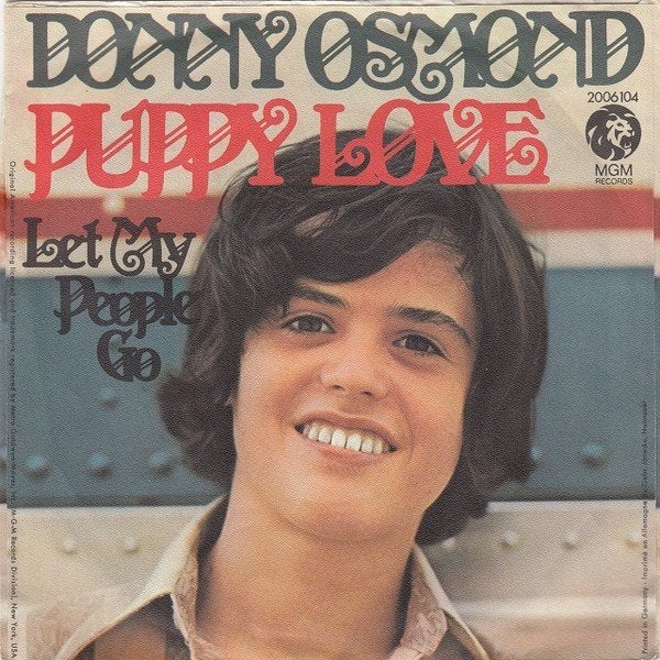 Donny Osmond - Puppy Love (Single), Gebruikt, 7 inch, Pop, Fotohoes