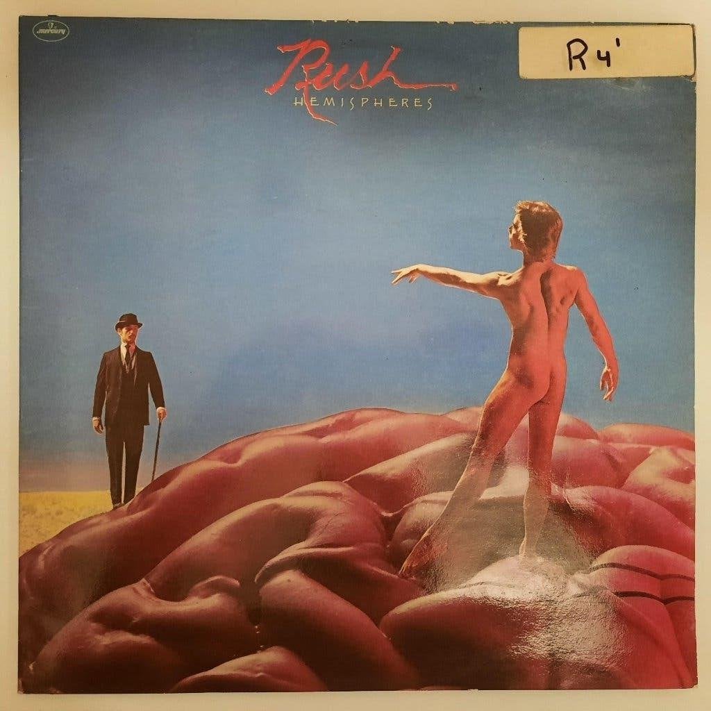 LP "Hemispheres" - Rush, LP, Gebruikt, Hardrock, Ophalen of Verzenden