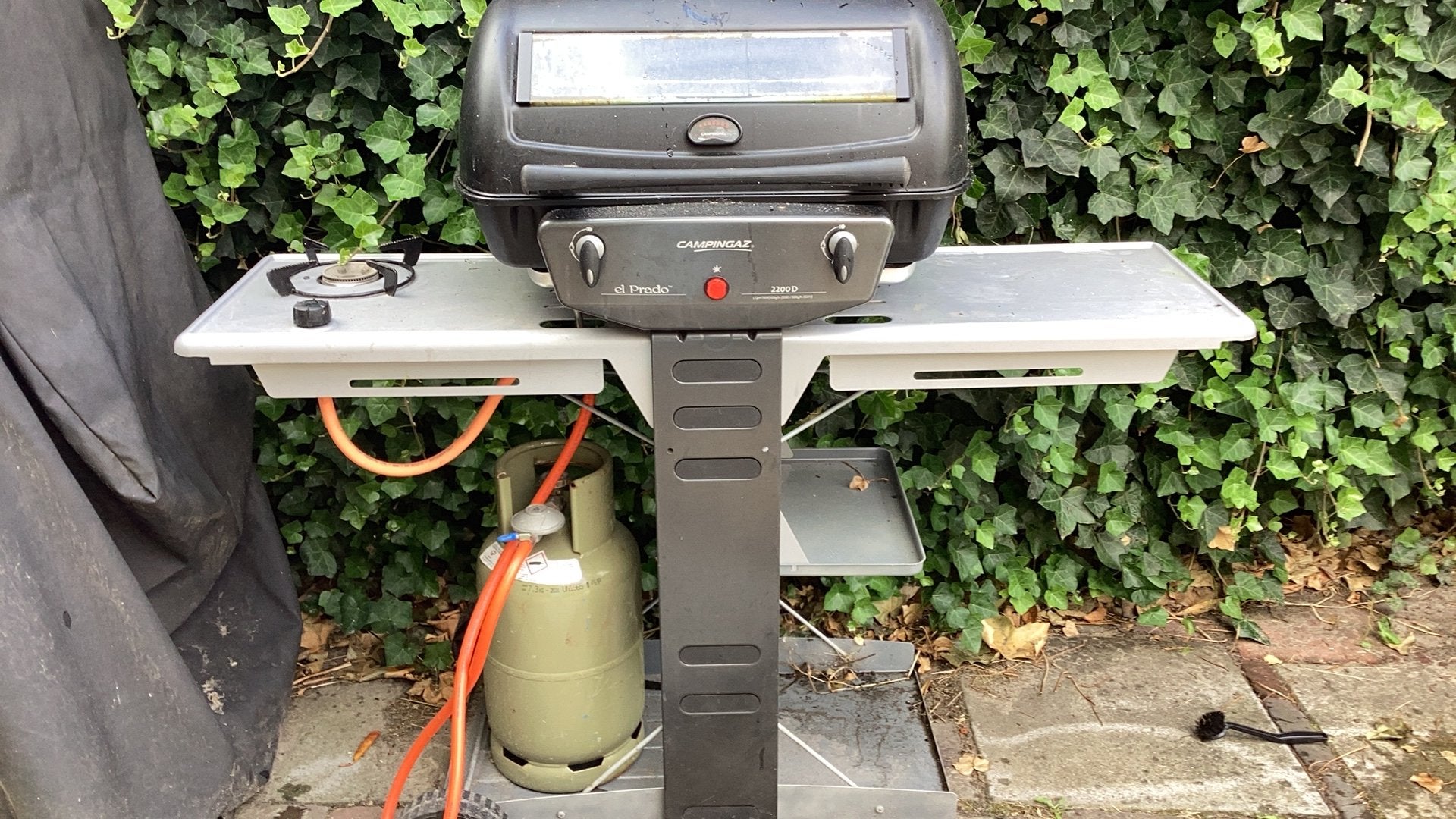 Barbecue op gas, Ophalen, Gebruikt