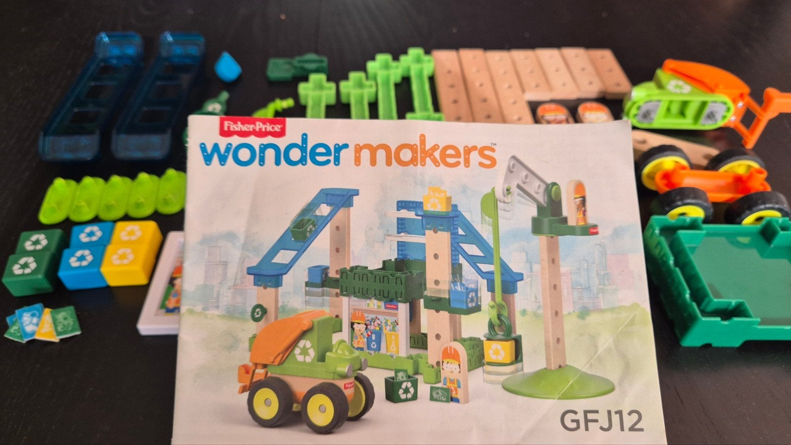 Fisher-Price WonderMakers GFJ12 Bouwset Recyclage, Ophalen of Verzenden, Zo goed als nieuw, Jongen of Meisje