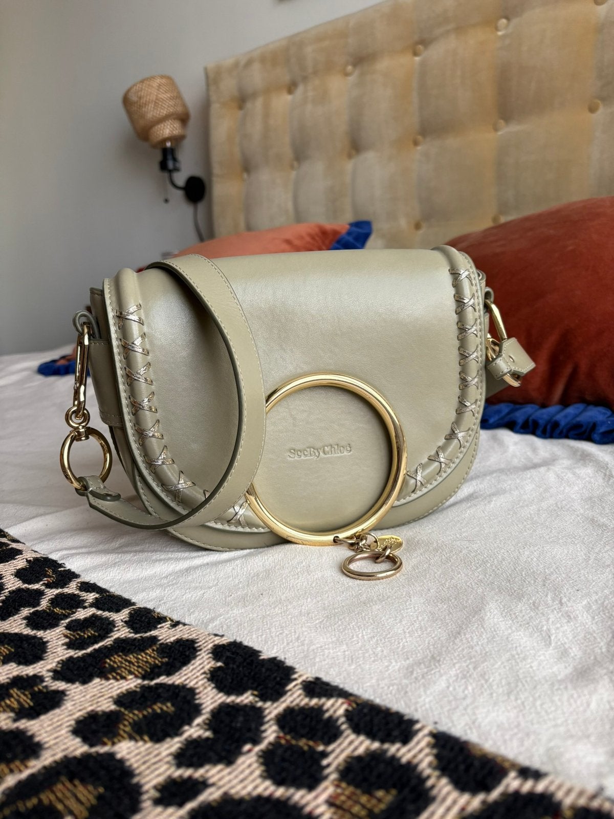 Dames tas See By Chloé, Ophalen, Zo goed als nieuw, Groen, Handtas