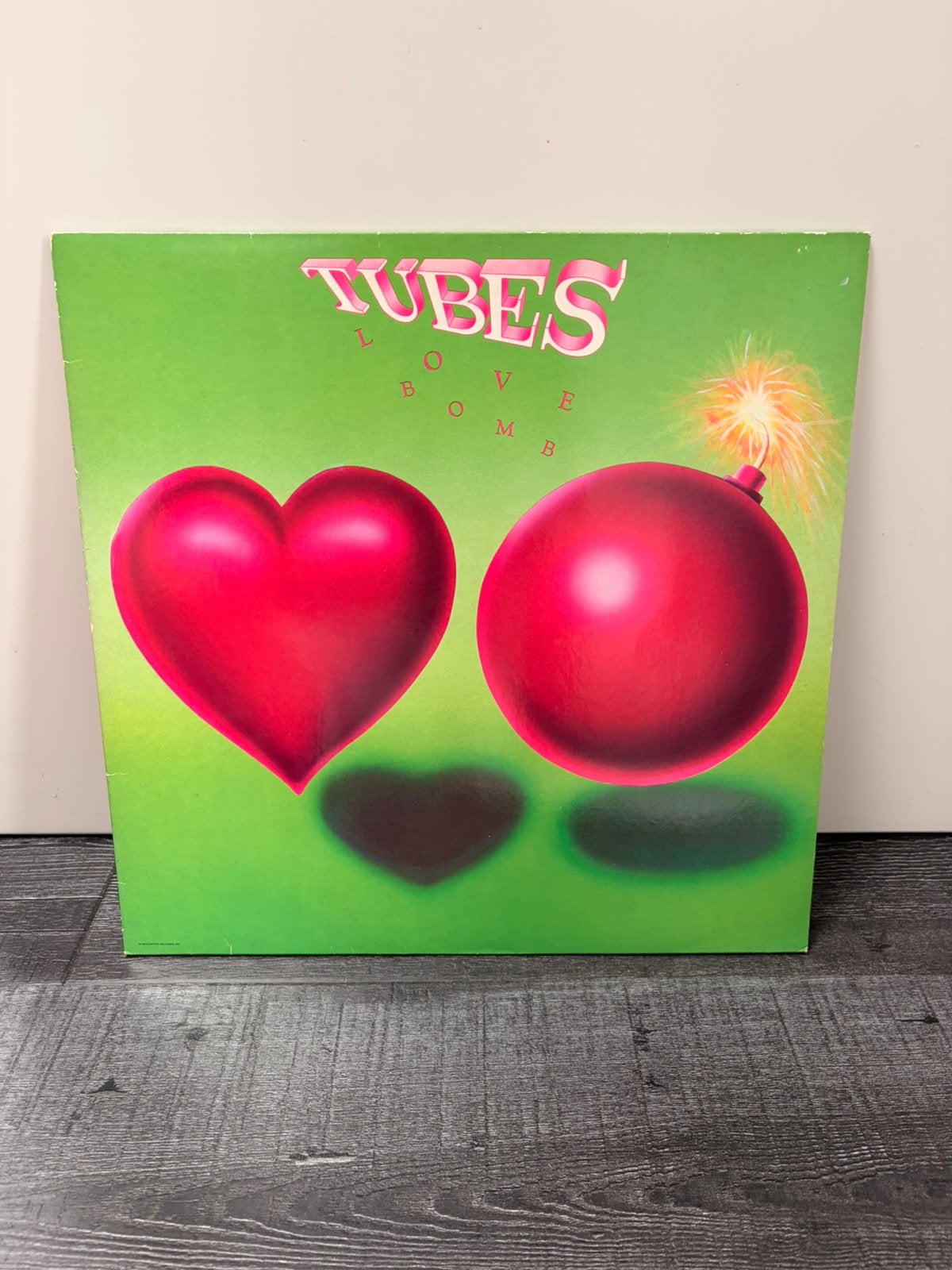 Tubes love bomb 1985 capitol recs Holland izgst, Cd's en Dvd's, LP, Ophalen of Verzenden, Fotohoes, 12 inch