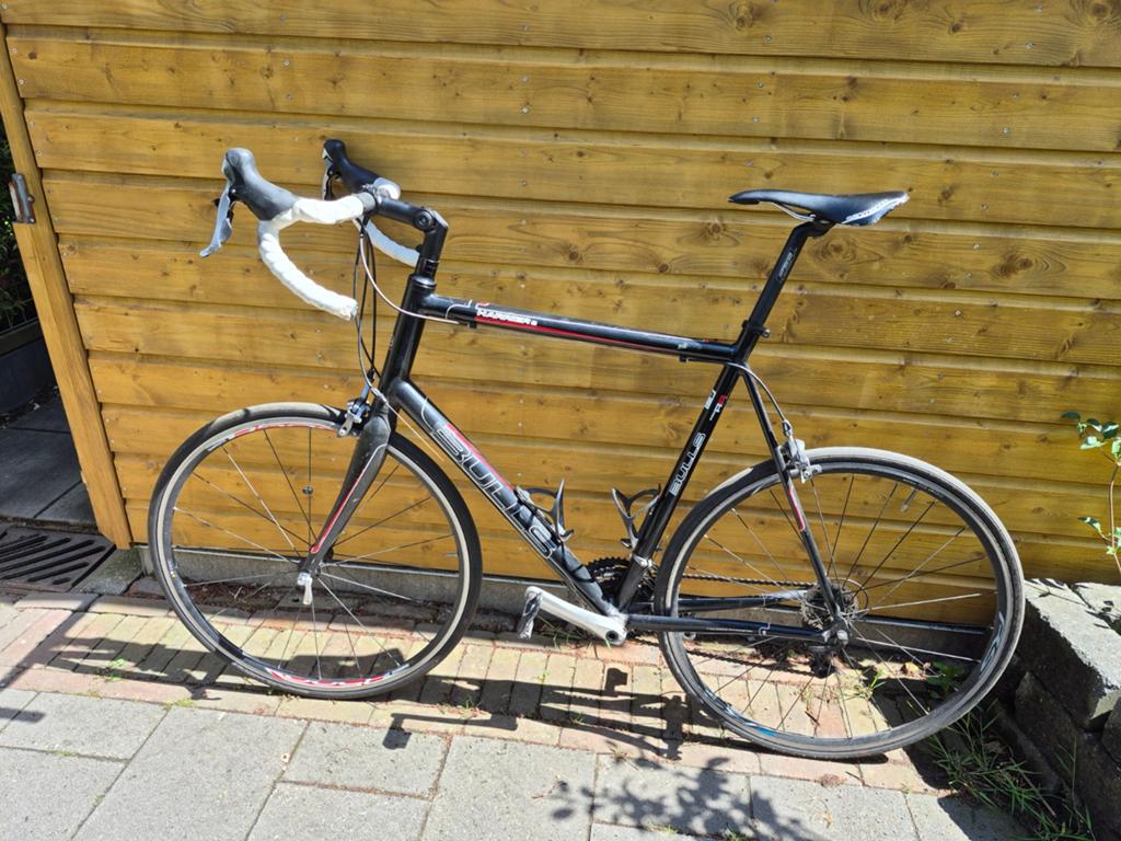 Bulls racefiets, zwart, 28 inch, 30 versnellingen, XL frame, Fietsen en Brommers, Fietsen | Racefietsen, 28 inch, Gebruikt, Aluminium