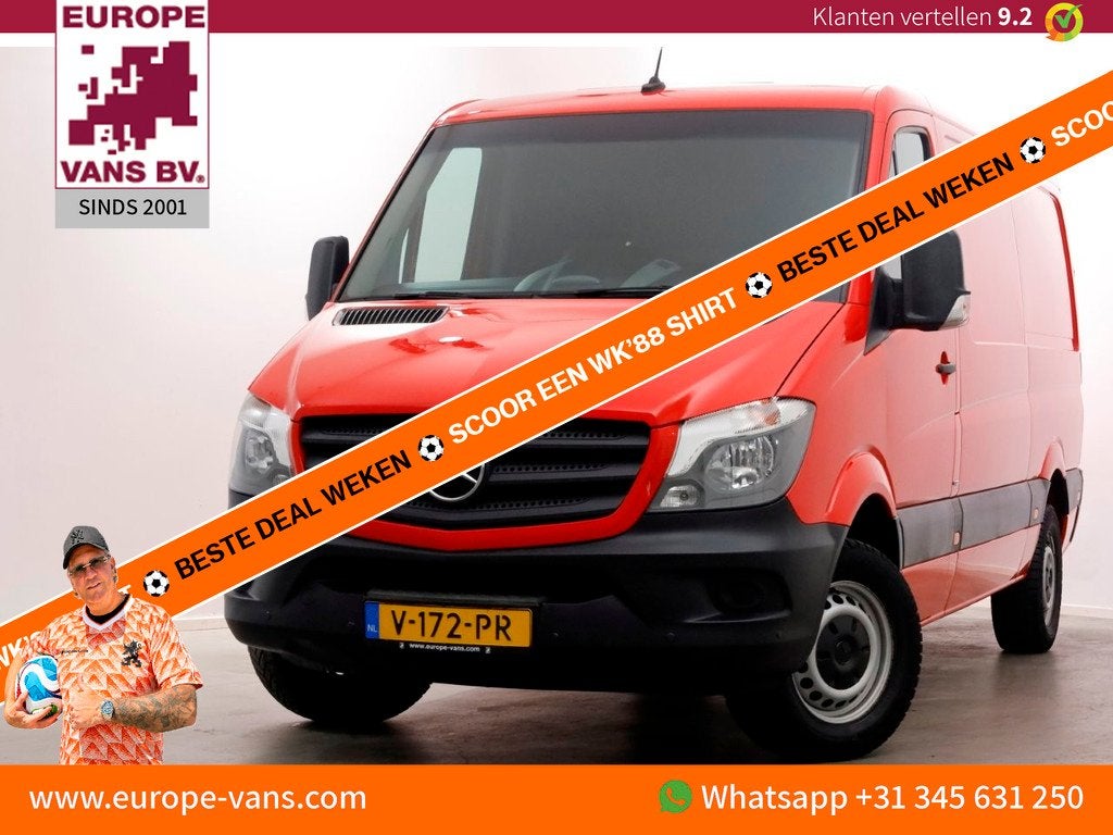 Mercedes-Benz Sprinter 314 CDI 143pk E6 L2H1 Airco/Navi/Trek, Electronic Stability Program (ESP), Achterwielaandrijving, Gebruikt