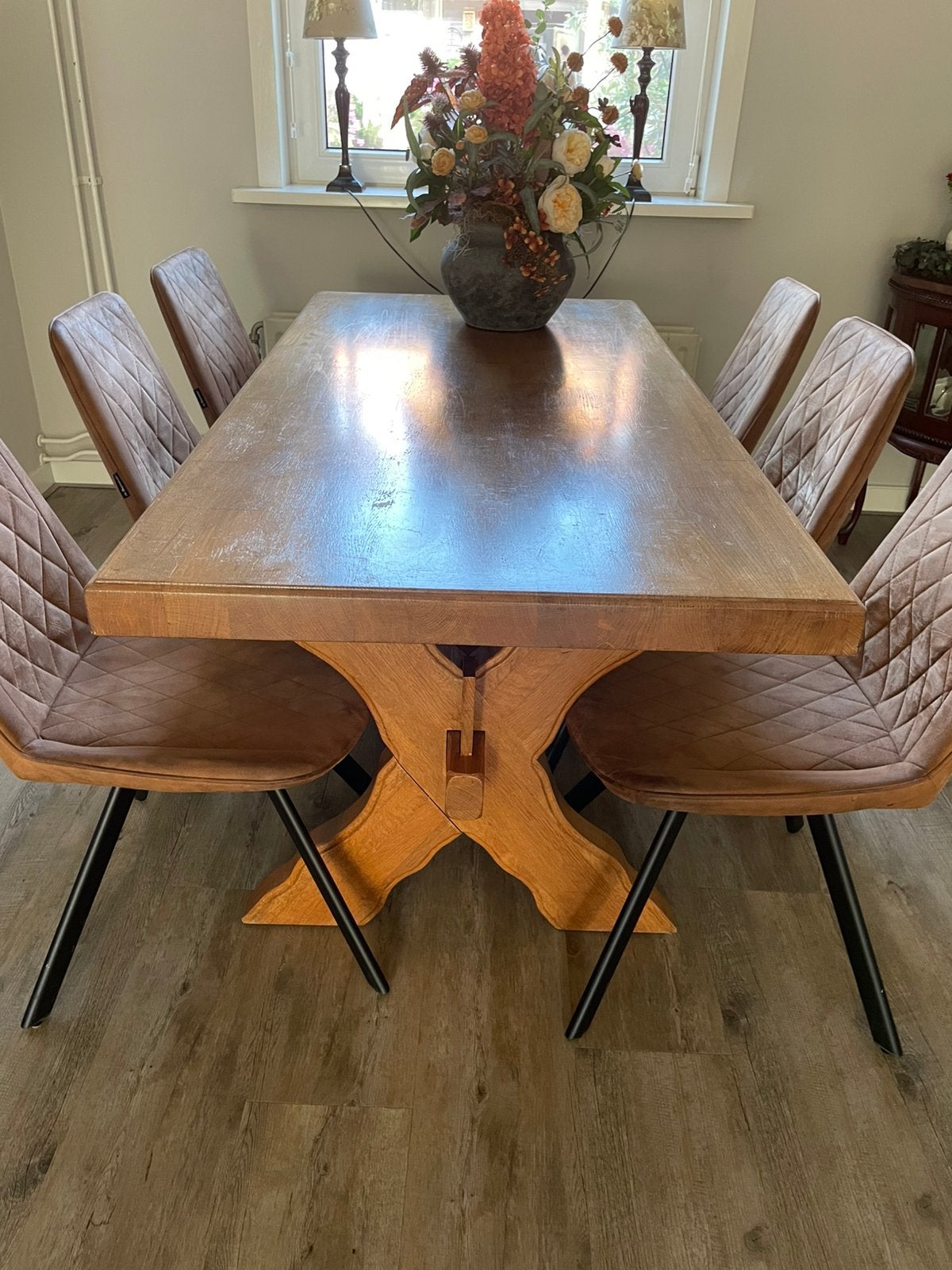 Klooster eettafel oisterwijk, Ophalen, Gebruikt, Eikenhout, Klassiek, landelijk