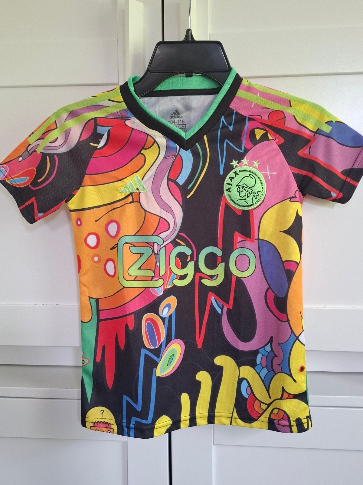Ajax Voetbalshirt Maat 104 - 116, Ophalen of Verzenden, Zo goed als nieuw, Ajax, Shirt
