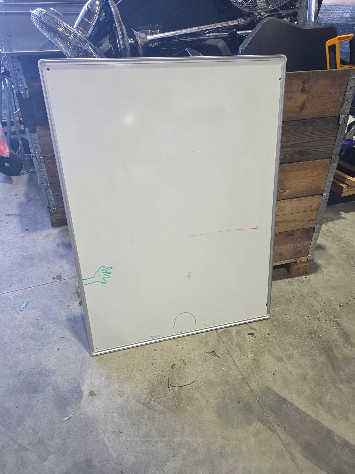 whiteboard, Ophalen, Magneetbord