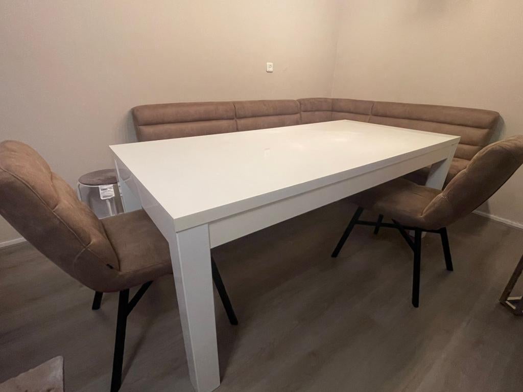 Eettafel, theetafel,tv kast / hoogglans Salon meubels, Ophalen, 100 tot 150 cm, 50 tot 100 cm, Zo goed als nieuw
