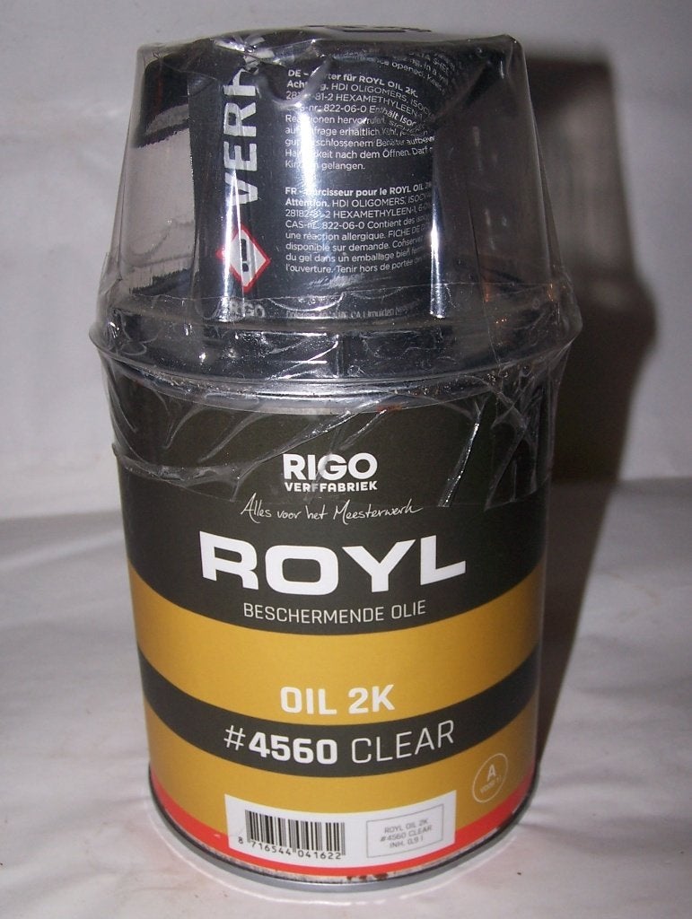 RIGO ROYL OIL 2K #4560 CLEAR Beschermende Olie. Nieuw., Minder dan 10 cm, Overige typen, Nieuw, Minder dan 50 cm