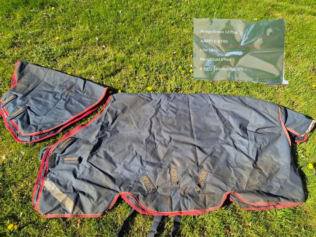 2 paarden winterdekens maat 185 gebruikt maar netjes, Ophalen of Verzenden, Gebruikt