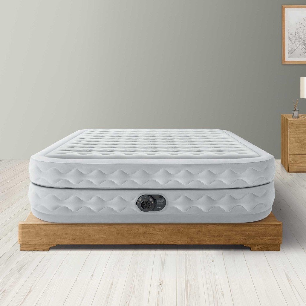 TK: 2-persoons INTEX supreme airflow logeerbed / luchtbed, Caravans en Kamperen, Luchtbedden, Ophalen, 2-persoons, Zo goed als nieuw